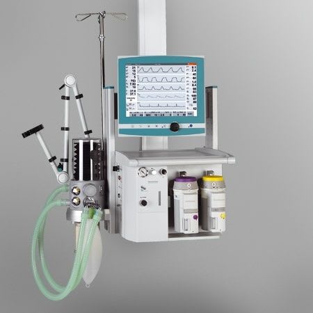 Anesthesia workstation with electronic gas mixer / xenon-compatible TANGENS 2C EKU Elektronik