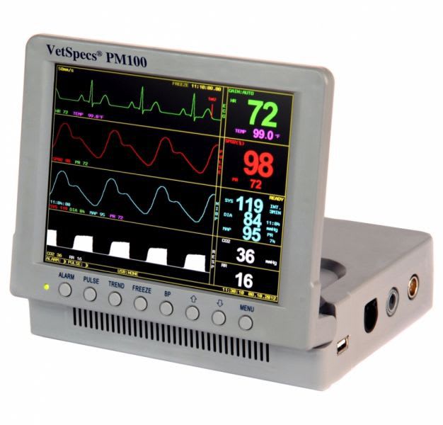 Portable vital signs monitor / veterinary VetSpecs® PM100 VetSpecs