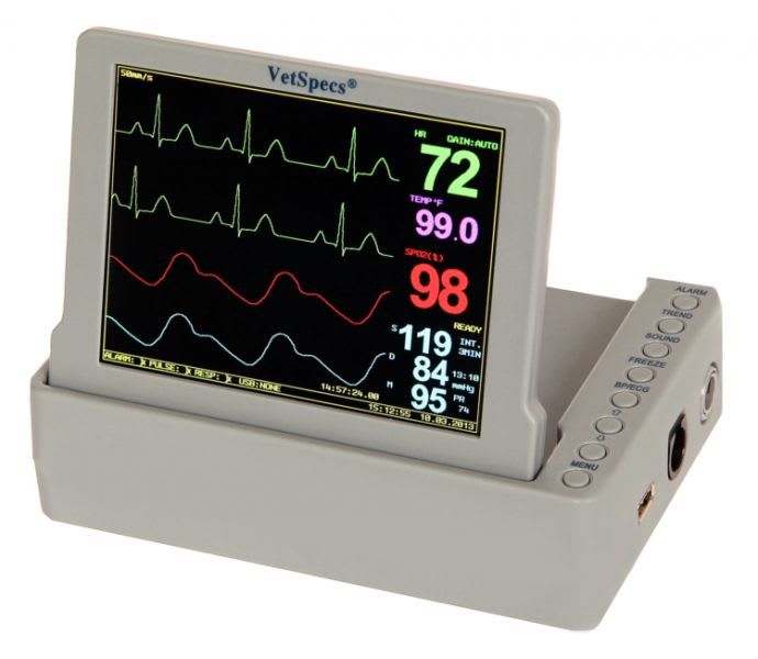 Portable vital signs monitor / veterinary / USB VetSpecs® PM10 VetSpecs