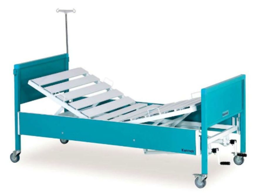Hospital bed / on casters / 2 sections K 009 - T Kenmak Hospital Furnitures