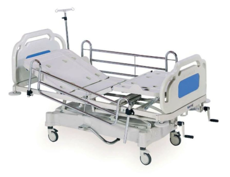 Hospital bed / hydraulic / height-adjustable / on casters K012 - H Kenmak Hospital Furnitures
