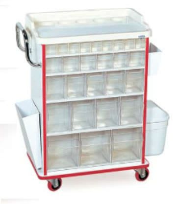 Medicine distribution trolley / emergency / with drawer K040 S Kenmak Hospital Furnitures