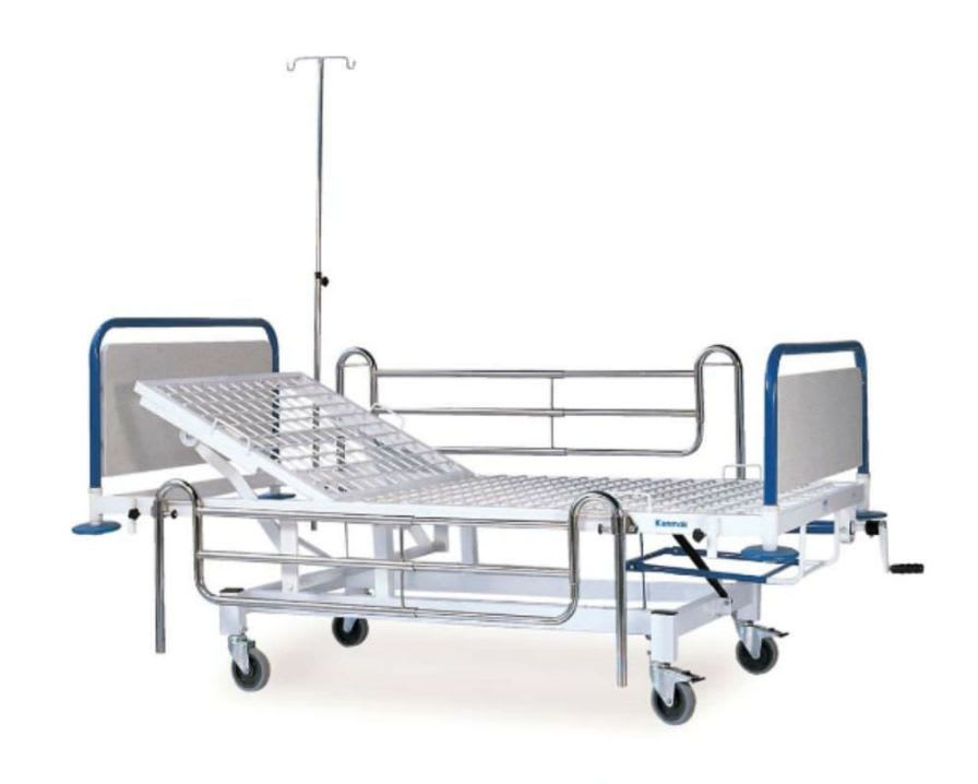 Hospital bed / Trendelenburg / on casters / 2 sections K 008 - A Kenmak Hospital Furnitures