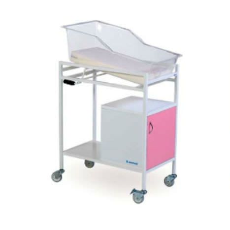 Transparent hospital baby bassinet K022 Kenmak Hospital Furnitures
