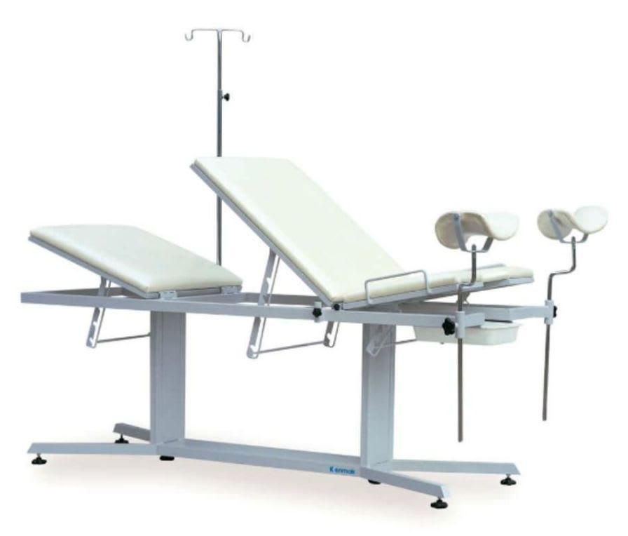 Gynecological examination table / mechanical / height-adjustable K018 Kenmak Hospital Furnitures