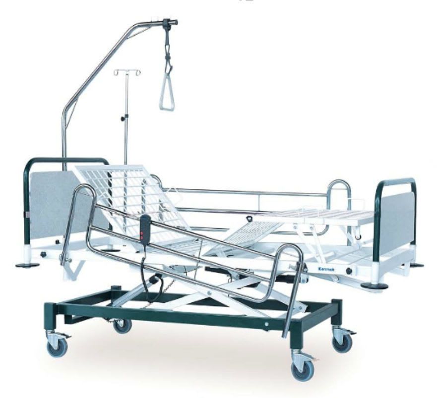 Hospital bed / electrical / on casters / height-adjustable K012 - E Kenmak Hospital Furnitures