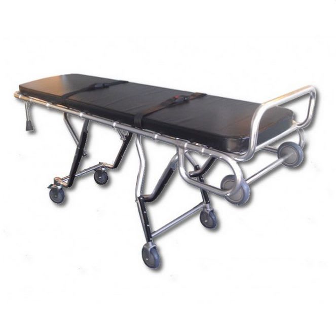 Mortuary stretcher trolley / height-adjustable / mechanical / 1-section MOBI F500™ mobimedical Supply.com