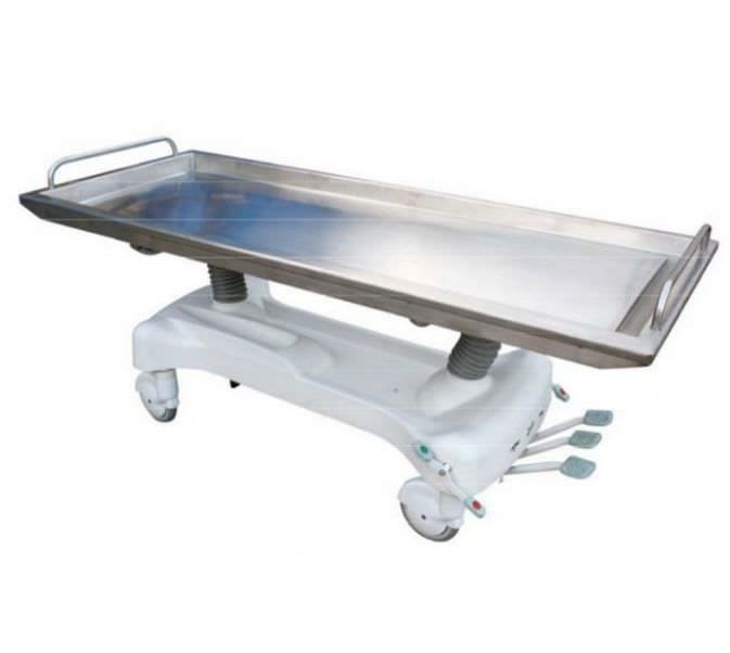 Hydraulic embalming table mobimedical Supply.com