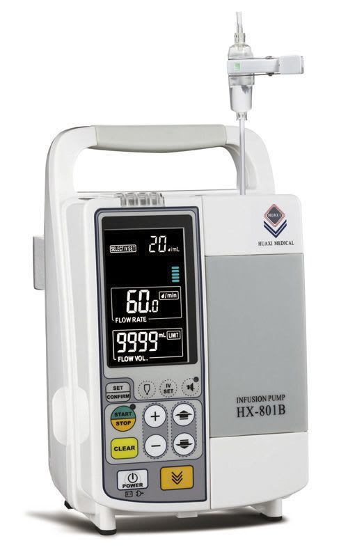 Volumetric infusion pump / 1 channel / PCA 1 - 999.9 mL/h | HX-801B Guangzhou Huaxi