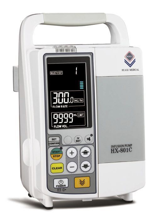 Volumetric infusion pump / 1 channel 1 - 999.9 mL/h | HX-801C Guangzhou Huaxi