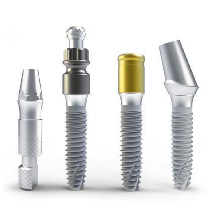 Angulated dental implant / straight / titanium / one-piece BoneTrust® one Medical Instinct Deutschland GmbH
