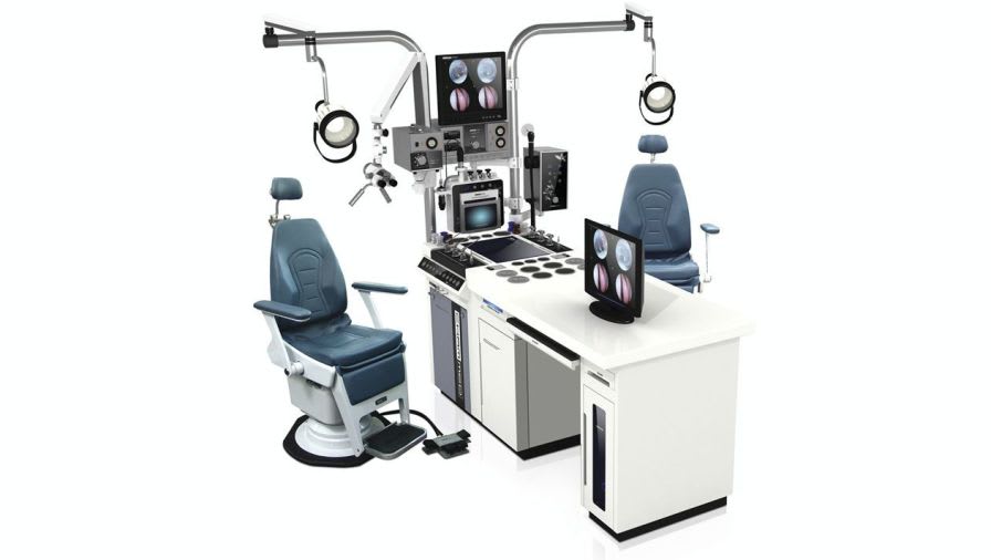 ENT double workstation / with chair CU-3000 TWIN Chammed