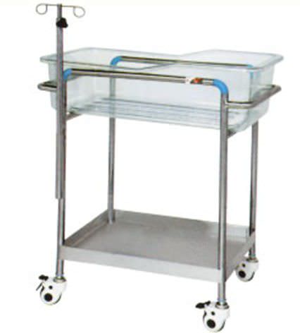 Transparent hospital baby bassinet / stainless steel Q-23 Xuhua Medical