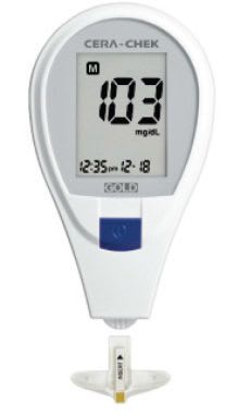 Blood glucose meter 20 - 600 mg/dl | CERA-CHECK™GOLD CERAGEM Medisys