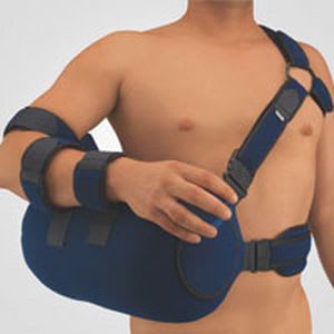Arm sling with shoulder abduction pillow / human OmoTwinAir BORT Medical