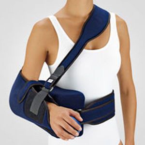Arm sling with shoulder abduction pillow / human OmoARS short BORT Medical