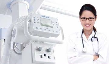 Radiography system (X-ray radiology) / digital / for multipurpose radiography / with ceiling-suspended telescopic tube-stand DXRVision DR Neusoft Medical Systems