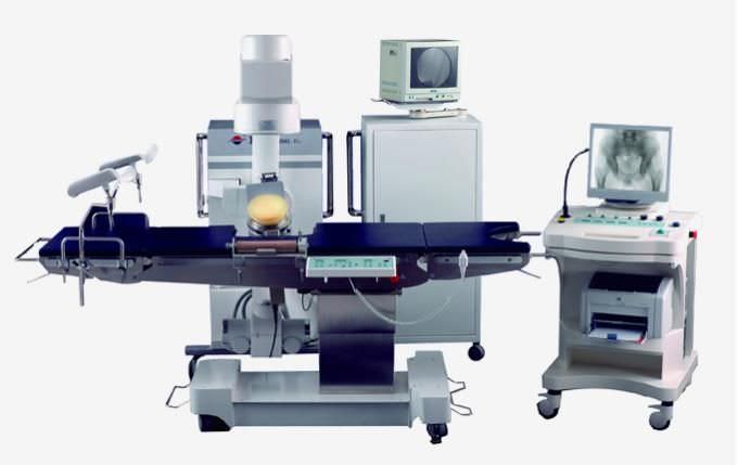 Extracorporeal lithotripter / with lithotripsy table / with C-arm HK.ESWL-Vm MobiLith Shenzhen Huikang Medical Apparatus