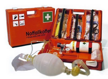 Cardiopulmonary resuscitation medical kit KOMBI Teutotechnik