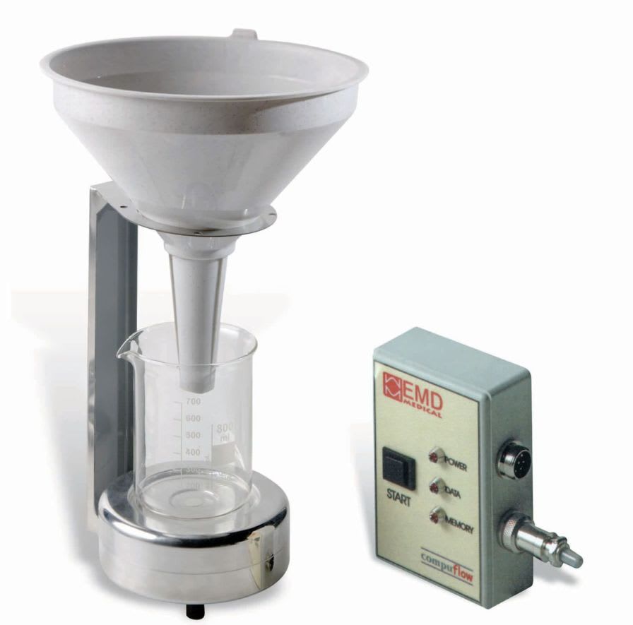 Computer-based urinary flow meter COMPUFLOW E-4000 EMD Medical Technologies