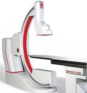 Fluoroscopy system (X-ray radiology) / for diagnostic fluoroscopy / with C-arm SPECTUM E-5000 EMD Medical Technologies