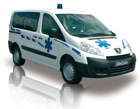 Transport medical ambulance / light van EXPERT Groupe Gruau