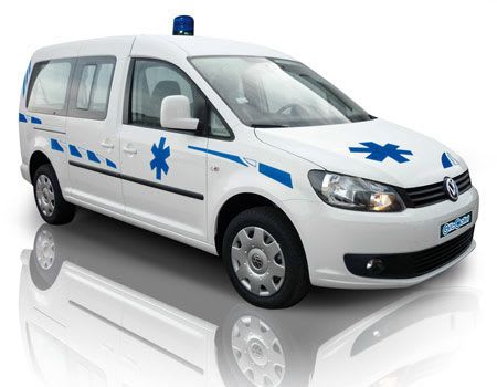 Transport medical ambulance / light van CADDY Groupe Gruau