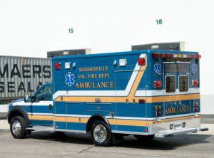 Emergency medical ambulance / type III / box Model 403 Horton Emergency Vehicles