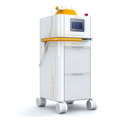 Orthopedic treatment extra-corporeal shock wave generator / human / on trolley VITERA GEMSS Medical Systems