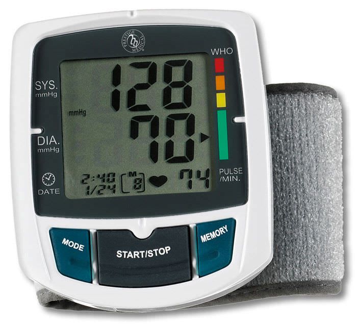 Automatic blood pressure monitor / electronic / wrist WristMate™ HM-50 Prestige Medical