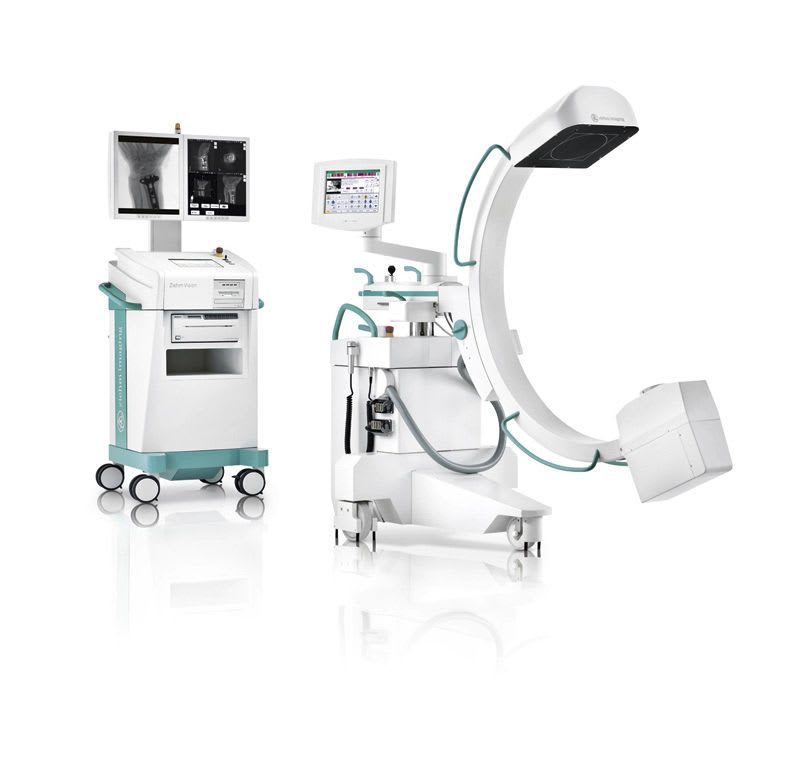 Mobile C-arm / with flat panel detector / with video column Ziehm Vision FD Vario 3D Ziehm Imaging