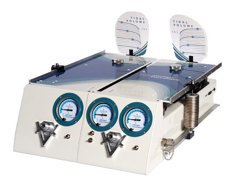 Dual-compartment test lung Dual Adult TTL Michigan Instruments
