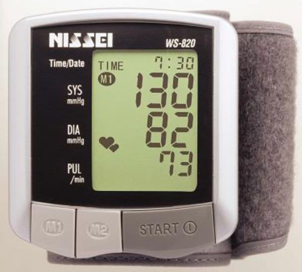 Automatic blood pressure monitor / electronic / wrist WS-820 Japan Precision Instruments