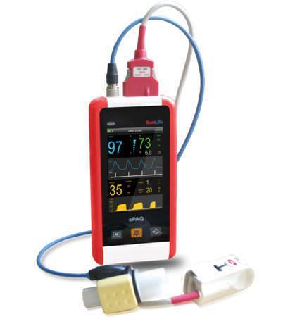 Pulse oximeter with separate sensor / handheld ePAQ™ SunLife Science, Inc.