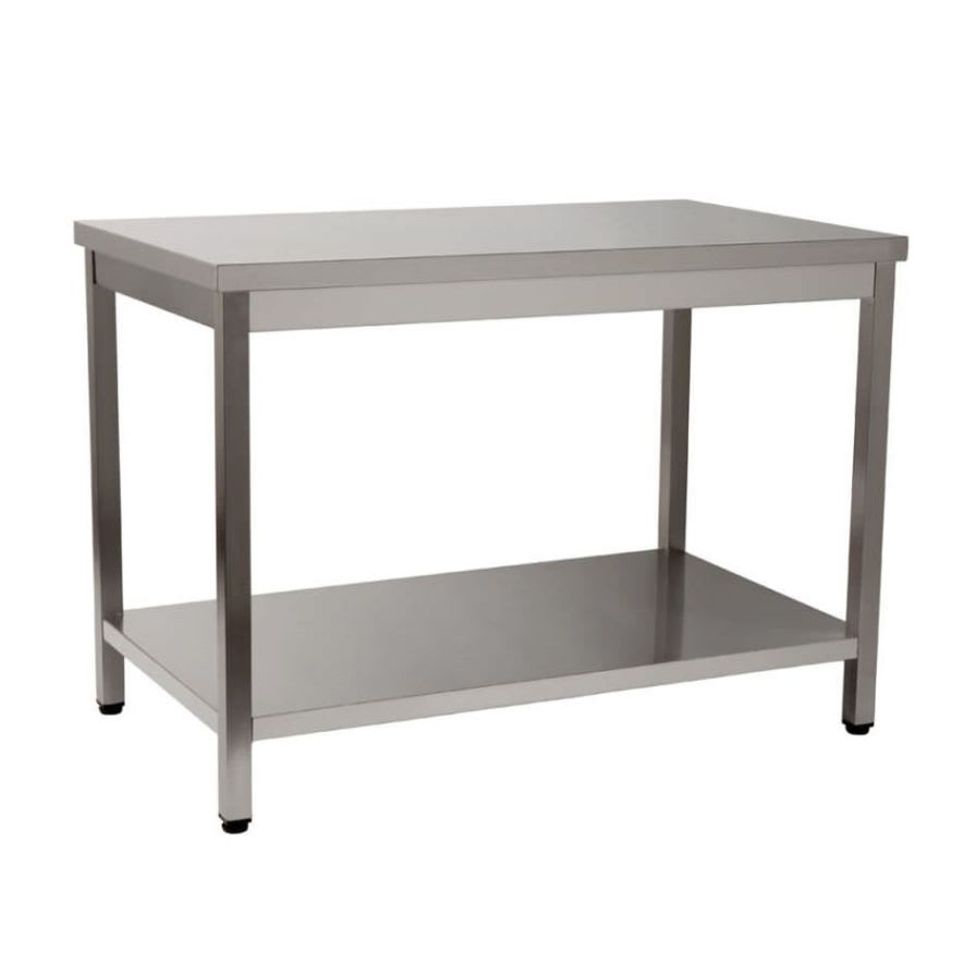 Work table / stainless steel 2.02.015 Lubb