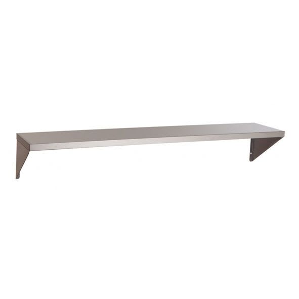 Stainless steel shelf / wall-mounted 2.13.001 Lubb