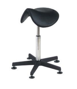 Medical stool / height-adjustable / saddle seat 6511 CARINA