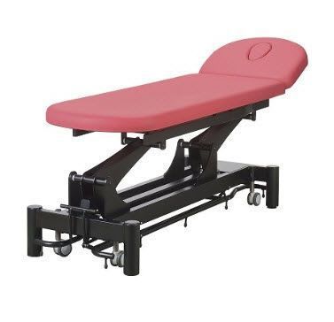 Electrical massage table / on casters / height-adjustable / 2 sections 150 kg | 777 03 CARINA