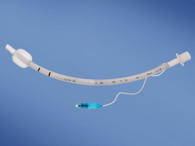 Oral and nasal endotracheal tube / disposable ENDOSID® Curved Asid Bonz