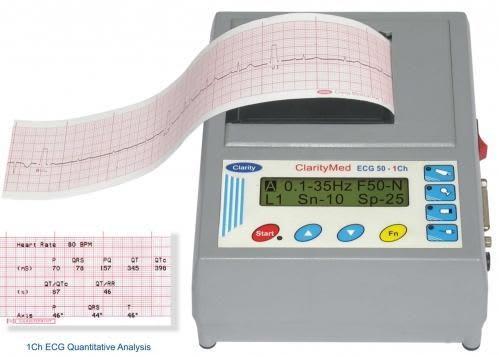 Digital electrocardiograph / 1-channel ECG 50 Clarity Medical