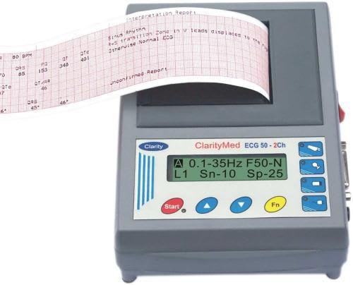 Digital electrocardiograph / 2-channel ECG 50 Clarity Medical
