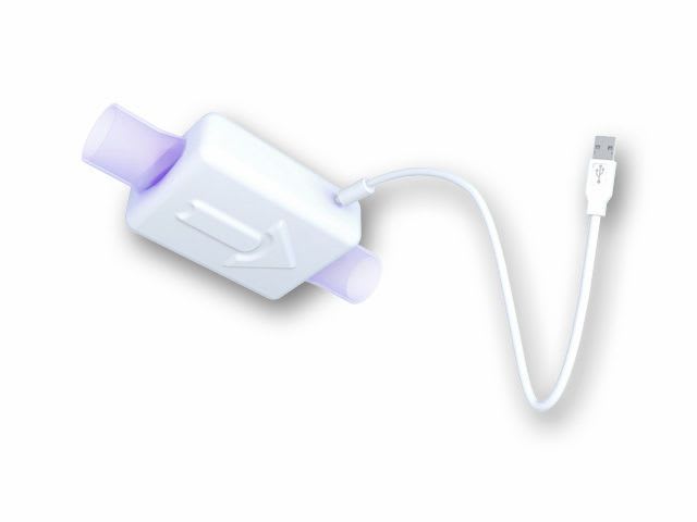 Hand-held spirometer / USB 18 L/s | SPIROTUBE WATERPROOF THOR