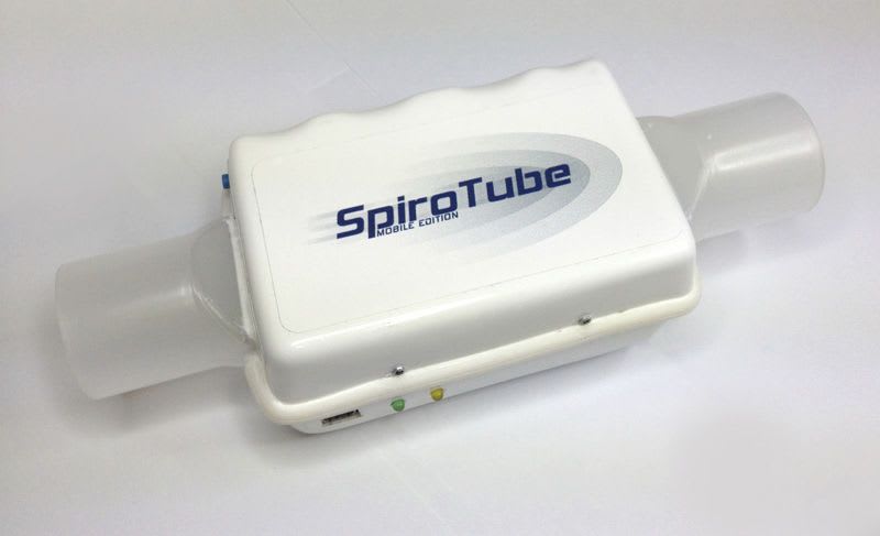 Hand-held spirometer / USB / wireless 18 L/s | SPIROTUBE THOR