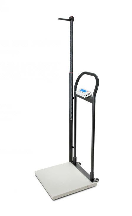 Electronic patient weighing scale / with LCD display / with safety handrail / with BMI calculation M319660-02 ADE