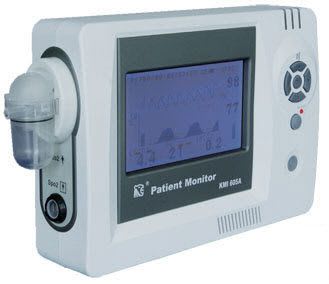 Table-top pulse oximeter / with separate sensor / with capnograph KMI605A Vales & Hills BioMedical Tech.