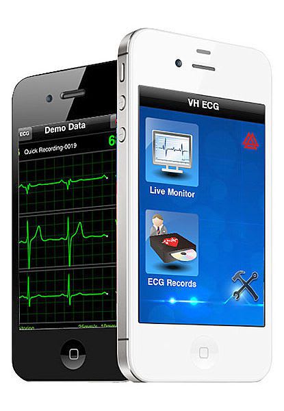 Touchscreen tablet electrocardiograph / wireless / digital / 12-channel VH ECG Vales & Hills BioMedical Tech.