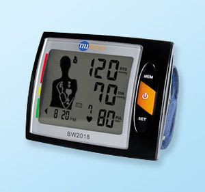 Automatic blood pressure monitor / electronic / wrist BW2018 nu-beca & maxcellent