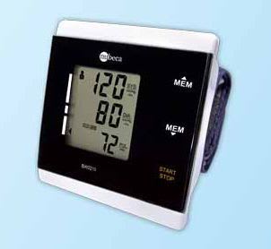 Automatic blood pressure monitor / electronic / wrist / with touchscreen BW2215 nu-beca & maxcellent