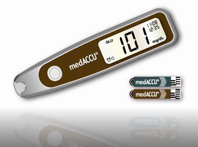 Cholesterol blood glucose meter medAccu (P) Actherm
