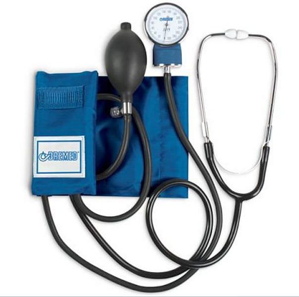 Cuff-mounted sphygmomanometer / with stethoscope 0 - 300 mmHg | BD2600 Bremed